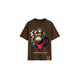 Camiseta Oversized Marrom