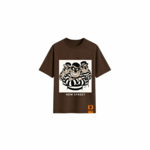 Camiseta Oversized Marrom